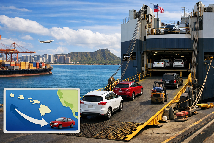 Vehicle shipment from and to Hawaii